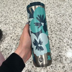 Starbucks 2021 Floral Steel 16oz Tumbler